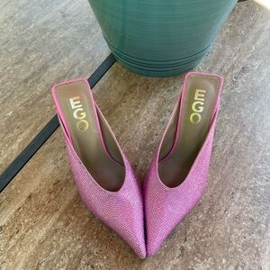 Ego pink mules